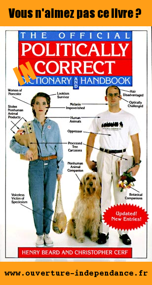 O-I is politically INcorrect !